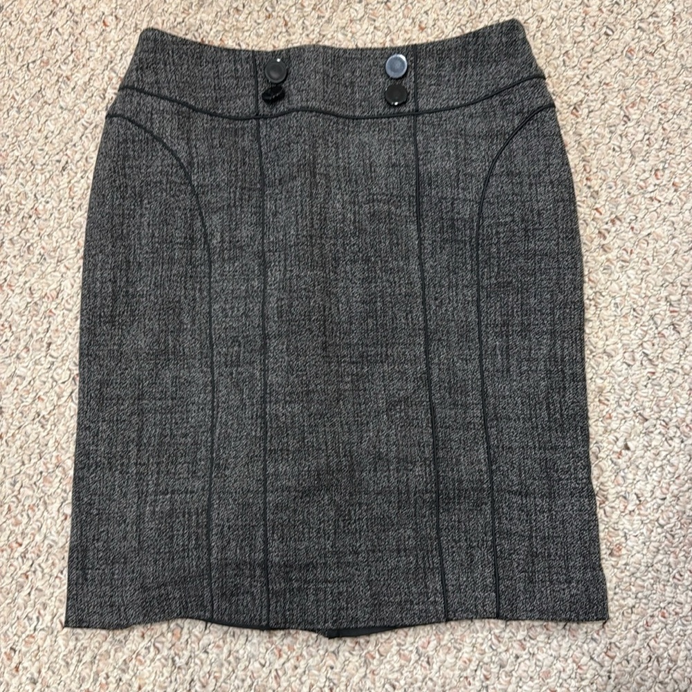Ann Taylor tweed suit skirt